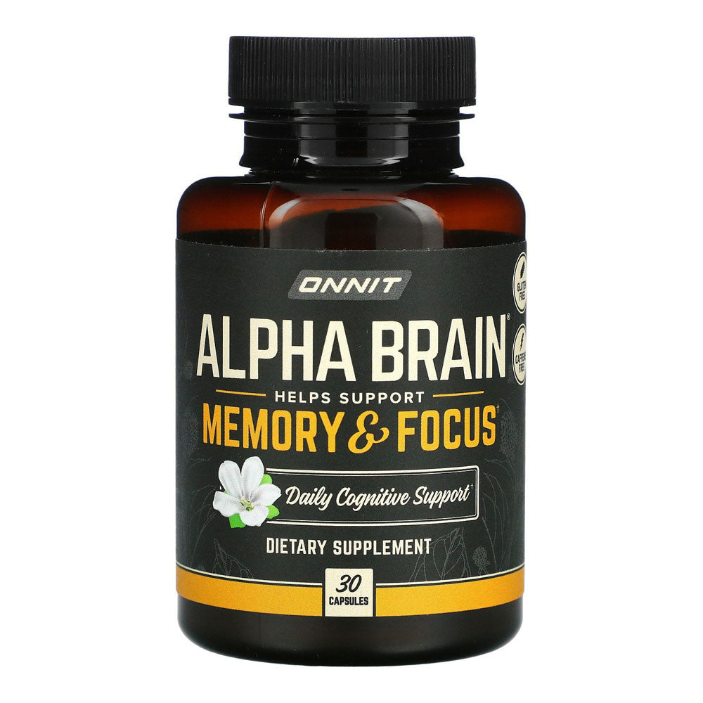 Onnit Alpha Brain Memory And Focus Capsules, 30 Ea